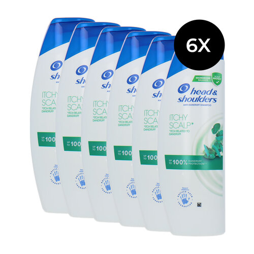 Head & Shoulders Itchy Scalp Anti-Dandruff Shampoo - 6 x 400 ml Head & Shoulders Itchy Scalp Anti-Dandruff Shampoo - 6 x 400 ml