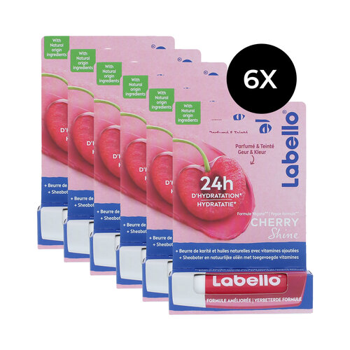 Labello Cherry Shine Lipcare (6 stuks) Labello Cherry Shine Lipcare (6 stuks)