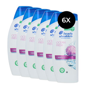 Ocean Fresh Anti-Dandruff Shampoo - 6 x 540 ml