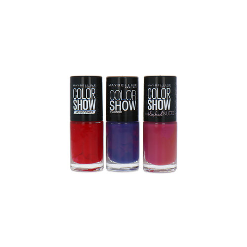 Maybelline Color Show Set 1A Nagellak - 3 x 7 ml Maybelline Color Show Set 1A Nagellak - 3 x 7 ml