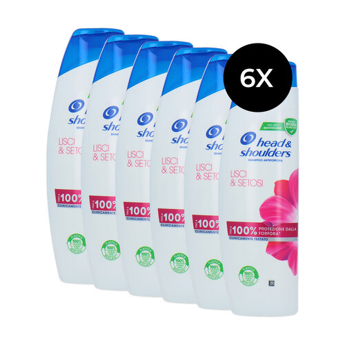 Head & Shoulders Silky & Smooth Shampoo - 6 x 225 ml