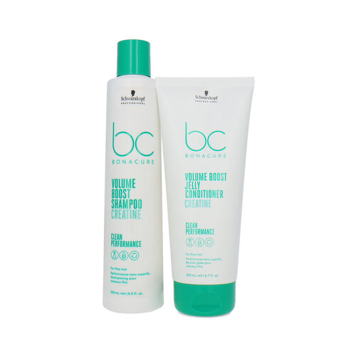Schwarzkopf Bonacure Volume Boost Creatine Shampoo + Jelly Conditioner - 250-200 ml Schwarzkopf Bonacure Volume Boost Creatine Shampoo + Jelly Conditioner - 250-200 ml