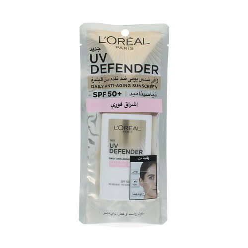 L'Oréal UV Defender Anti-Aging Sunscreen - 50 ml (SPF 50+)