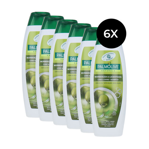 Palmolive Naturals Long & Shine Shampoo - 6 x 350 ml Palmolive Naturals Long & Shine Shampoo - 6 x 350 ml
