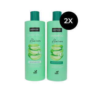 Moisturising Shampoo & Conditioner Aloe Vera - 2 x 400 ml