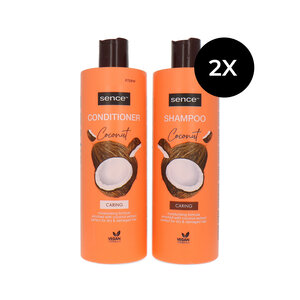 Caring Shampoo & Conditioner Coconut - 2 x 400 ml