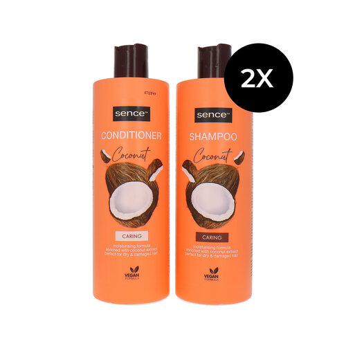 Sence Caring Shampoo & Conditioner Coconut - 2 x 400 ml Sence Caring Shampoo & Conditioner Coconut - 2 x 400 ml