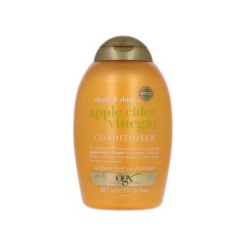 OGX Clarify + Shine Apple Cider Vinegar Conditioner - 385 ml OGX Clarify + Shine Apple Cider Vinegar Conditioner - 385 ml