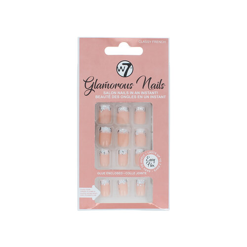 W7 Glamorous Nails - Classy French W7 Glamorous Nails - Classy French