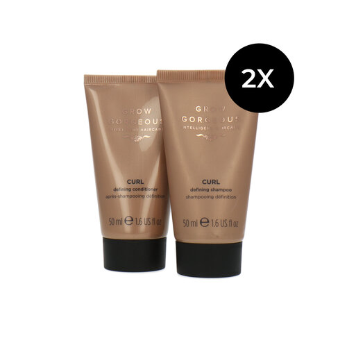 Grow Gorgeous Curl Defining Shampoo + Conditioner - 2 x 50 ml Grow Gorgeous Curl Defining Shampoo + Conditioner - 2 x 50 ml