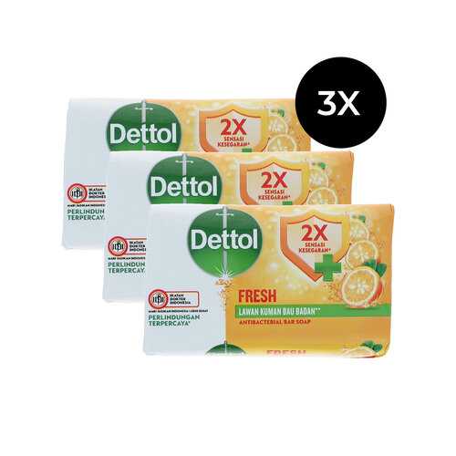 Dettol Soap Bar Fresh - 3 x 60 gr Dettol Soap Bar Fresh - 3 x 60 gr