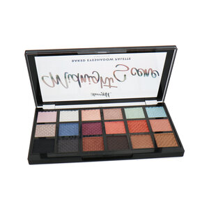 Barry M 18 Color Baked Oogschaduw Palette - Midnight Scene 18 Color Baked Oogschaduw Palette - Midnight Scene