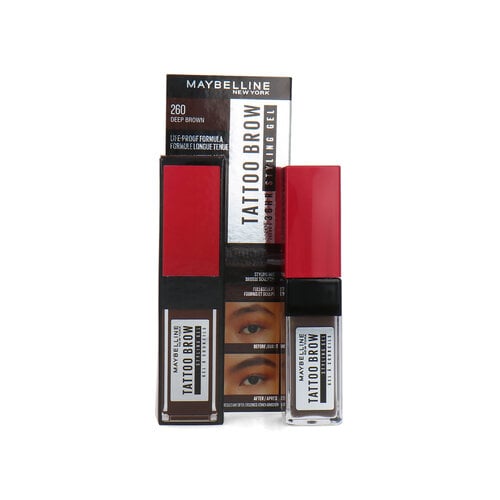 Maybelline Tattoo Brow Styling Gel - 260 Deep Brown Maybelline Tattoo Brow Styling Gel - 260 Deep Brown