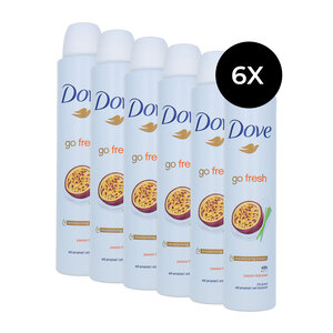 Go Fresh Deorant Spray Passion Fruit - 6 x 200 ml