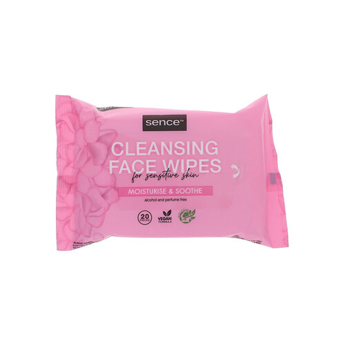 Sence Cleansing Face Wipes For Sensitive Skin - 20 pieces Sence Cleansing Face Wipes For Sensitive Skin - 20 pieces