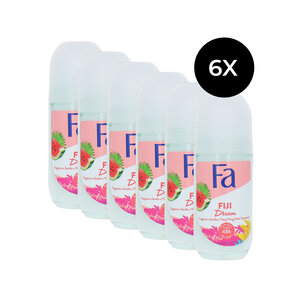 Fa Fiji Dream Deo Roller - 6 x 50 ml Fiji Dream Deo Roller - 6 x 50 ml