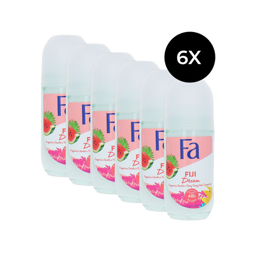 Fa Fiji Dream Deo Roller - 6 x 50 ml Fa Fiji Dream Deo Roller - 6 x 50 ml