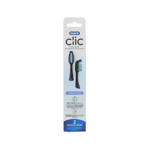 Oral-B CLIC Brush Heads - set van 2 Oral-B CLIC Brush Heads - set van 2
