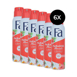 Fa Paradise Moments Deodorant Spray - 6 x 150 ml Paradise Moments Deodorant Spray - 6 x 150 ml