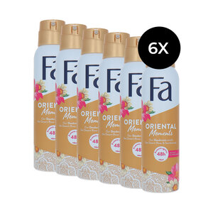 Fa Oriental Moments Deodorant Spray - 6 x 150 ml Oriental Moments Deodorant Spray - 6 x 150 ml