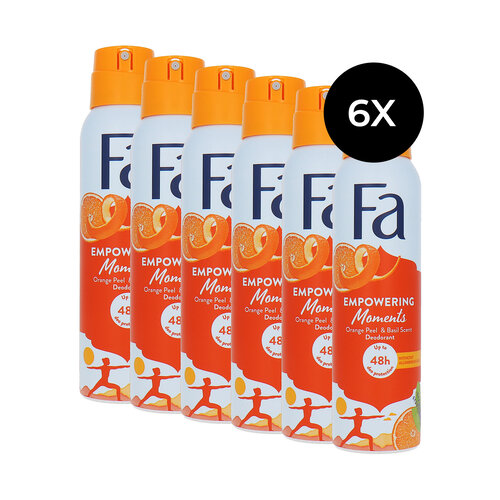 Fa Empowering Moments Deodorant Spray - 6 x 150 ml Fa Empowering Moments Deodorant Spray - 6 x 150 ml