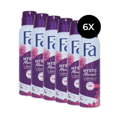 Fa Mystic Moments Deodorant Spray - 6 x 150 ml Fa Mystic Moments Deodorant Spray - 6 x 150 ml