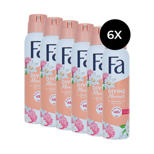 Divine Moments Deodorant Spray - 6 x 150 ml