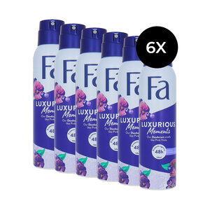 Fa Luxurious Moments Deodorant Spray - 6 x 150 ml Luxurious Moments Deodorant Spray - 6 x 150 ml