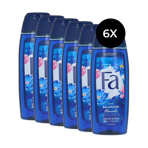Fa Sense Balancing Moments Shower Gel - 6 x 250 ml Fa Sense Balancing Moments Shower Gel - 6 x 250 ml