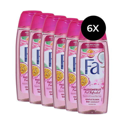 Fa Passionfruit Shower Gel - 6 x 250 ml Fa Passionfruit Shower Gel - 6 x 250 ml