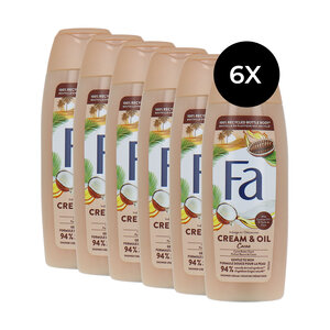 Indulge In Cream & Oil Cacao Shower Cream - 6 x 250 ml
