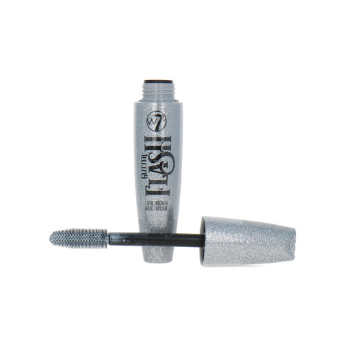 W7 Glitter Flash Lash Brow & Hair Topcoat - Silver Flash W7 Glitter Flash Lash Brow & Hair Topcoat - Silver Flash