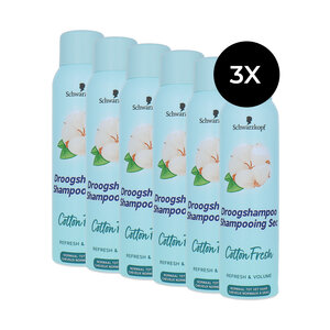 Schwarzkopf Dry Shampoo Cotton Fresh - 6 x 150 ml Dry Shampoo Cotton Fresh - 6 x 150 ml
