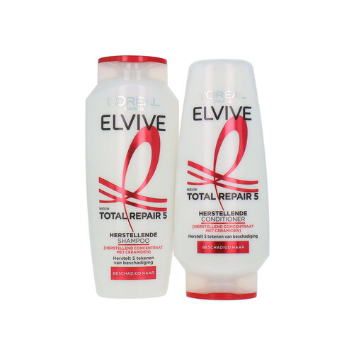 L'Oréal Elvive Total Repair 5 Shampoo + Conditioner - 2 x 250 ml