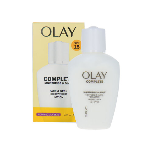 Olay Complete Moisture & Glow Face & Neck Lotion (voor normale tot vette huid) Olay Complete Moisture & Glow Face & Neck Lotion (voor normale tot vette huid)