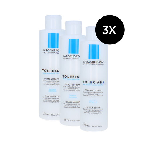 La Roche-Posay Toleriane Mild Facial Cleanser - 3 x 200 ml La Roche-Posay Toleriane Mild Facial Cleanser - 3 x 200 ml