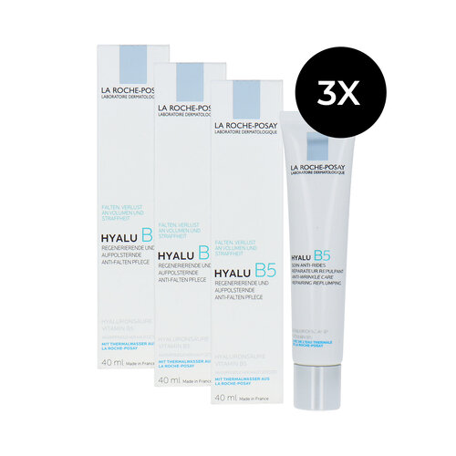 La Roche-Posay Hyalu B5 Ant-Wrinkle Cream - 3 x 40 ml La Roche-Posay Hyalu B5 Ant-Wrinkle Cream - 3 x 40 ml