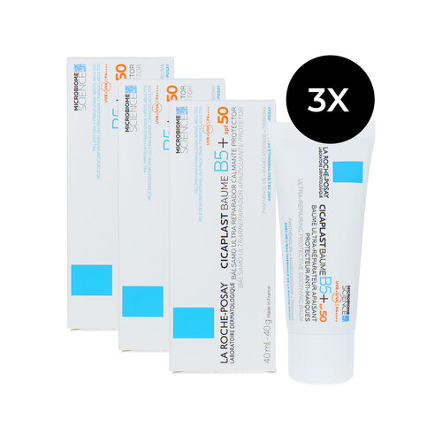 La Roche-Posay Cicaplast Baume B5+ SPF 50 Repair Balm - 3 x 40 ml La Roche-Posay Cicaplast Baume B5+ SPF 50 Repair Balm - 3 x 40 ml