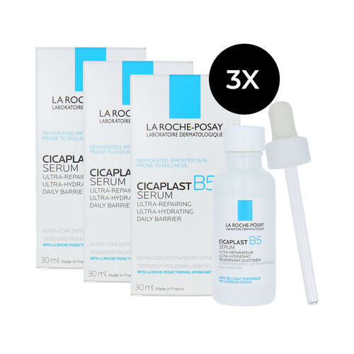 La Roche-Posay Cicaplast B5 Serum - 3 x 30 ml La Roche-Posay Cicaplast B5 Serum - 3 x 30 ml
