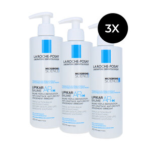 La Roche-Posay Lipikar AP+m Body Lotion - 3 x 400 ml (voor jeukende en geïrriteerde huid) Lipikar AP+m Body Lotion - 3 x 400 ml (voor jeukende en geïrriteerde huid)
