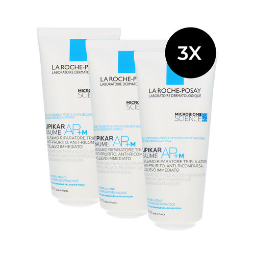 La Roche-Posay Lipikar AP+m Body Cream - 3 x 200 ml (voor jeukende en geïrriteerde huid) La Roche-Posay Lipikar AP+m Body Cream - 3 x 200 ml (voor jeukende en geïrriteerde huid)