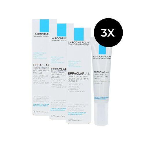 La Roche-Posay Effaclar A.I. Targeted Correction of Local Impurities - 3 x 15 ml La Roche-Posay Effaclar A.I. Targeted Correction of Local Impurities - 3 x 15 ml