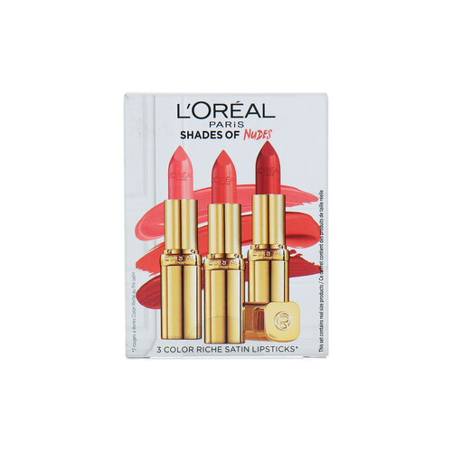 L'Oréal Shades of Nudes Lipsticks cadeauset - 303-235-214 L'Oréal Shades of Nudes Lipsticks cadeauset - 303-235-214