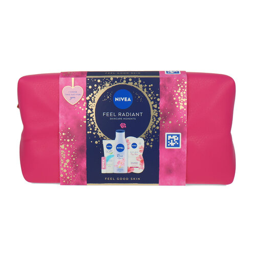 Nivea Feel Radiant cadeauset - 295 ml Nivea Feel Radiant cadeauset - 295 ml