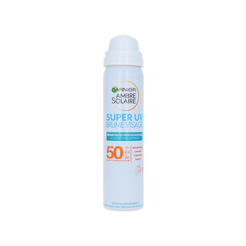 Garnier Ambre Solaire Super UV Face Mist SPF 50 - 75 ml Garnier Ambre Solaire Super UV Face Mist SPF 50 - 75 ml