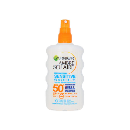 Garnier Ambre Solaire Sensitive Expert + SPF 50+ Zonnebrand Spray - 200 ml Garnier Ambre Solaire Sensitive Expert + SPF 50+ Zonnebrand Spray - 200 ml