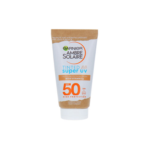 Garnier Ambre Solaire Tinted Super UV SPF 50 - Medium Tone Garnier Ambre Solaire Tinted Super UV SPF 50 - Medium Tone