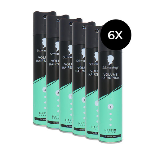 Schwarzkopf Volume Hairspray - 6 x 250 ml Schwarzkopf Volume Hairspray - 6 x 250 ml