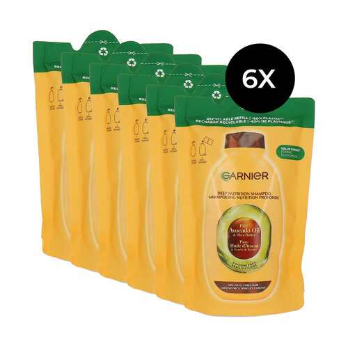 Garnier Loving Blends Avocado Oil & Shea Butter Shampoo Refill - 6 x 250 ml Garnier Loving Blends Avocado Oil & Shea Butter Shampoo Refill - 6 x 250 ml