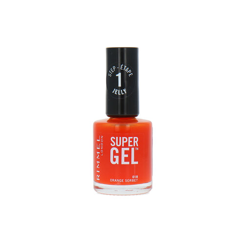 Rimmel Super Gel Nagellak - 018 Orange Sorbet Rimmel Super Gel Nagellak - 018 Orange Sorbet